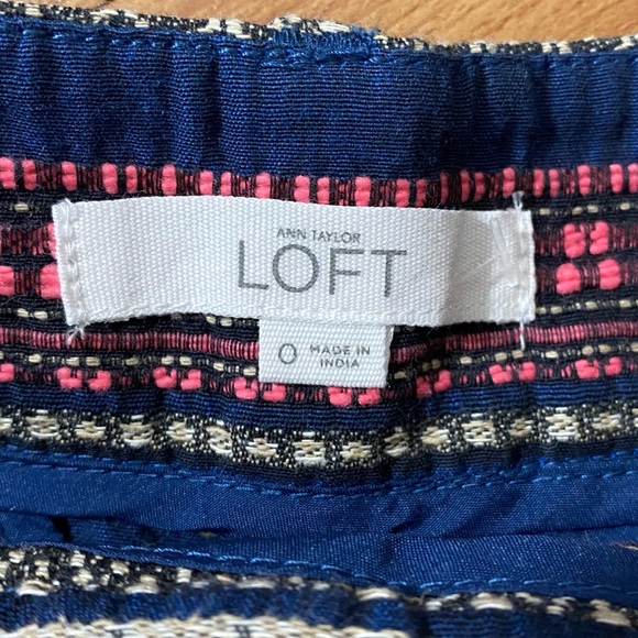 🦋 Loft The Riviera Short Multicolor Shorts Size 0 - Picture 12 of 13